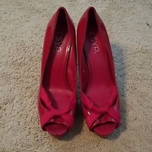 Ladies peep toe heels